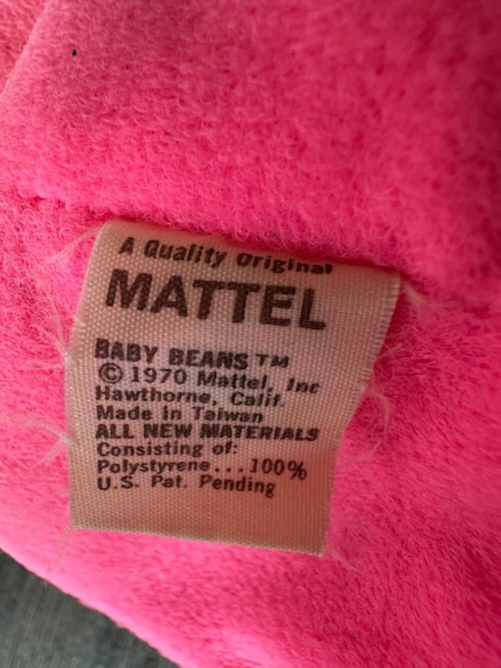 Vintage Mattel Pink Baby Beans - original owner - Picture 8 of 10